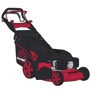 Газонокосарка бензинова Vitals Master Zp 51173td Grand косилка 3.6 кВт мотокоса бензокоса для газона
