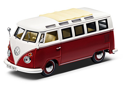 Модель автомобіля Volkswagen T1 Samba Van, Scale 1:43, Red / Cream, артикул 231099300EY3D, фото 1