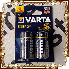 Батарейка Varta Energy Alkaline AA LR06 Original 1,5V. (6 шт./бліст.) No 676583