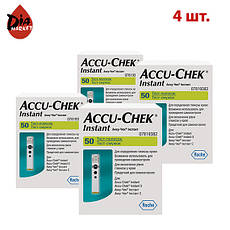 Тест-смужки Акку Чек Інстант (Accu Check Instant) 4 упаковки