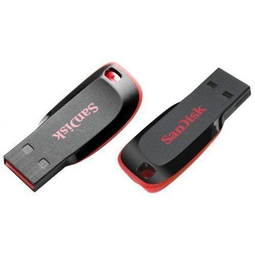 Флеш-пам`ять 16GB "SanDisk Cruzer Blade" USB2.0 black/red №0431