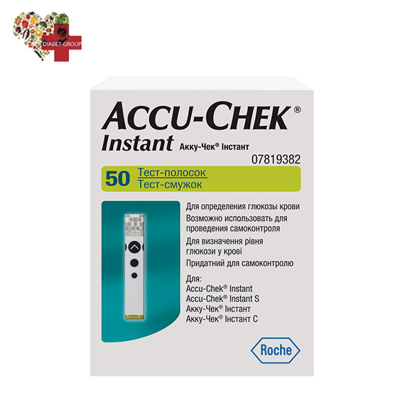 Тест-смужки Акку Чек Інстант (Accu Check Instant) 1 паковання
