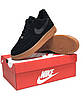 Зимові кросівки Nike Air Force 1 low Black Найк Форс чорні замшеві чоловічі хутряні утеплені, фото 5