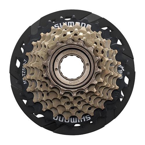 Трещітка Shimano Tourney MF-TZ500 14-28Т 7-швид з захистом Art AMFTZ5006428CP