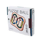 Головоломка антистрес puzzle ball Іграшка-антистрес з кульками всередині Інтелектуальна гра блакитна, фото 10