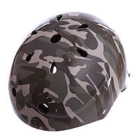 Шолом захисний для екстремального спорту Zelart 5616-009 розмір L (56-58 см) Camouflage-Grey