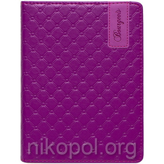 Щоденник недатований "Bourgeois" фіолетовий А5 160л/320стр., лінія №8818