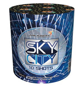 Салют SKY CITY BLUE Калібр 20 \ 10 пострілів GW218-95, фото 2