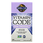 Garden of Life, Vitamin Code, RAW Prenatal, вітаміни для вагітних, 180 капсул