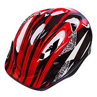 Шлем защитный детский Zelart 5610 S/M (7-8 лет) Red-Black