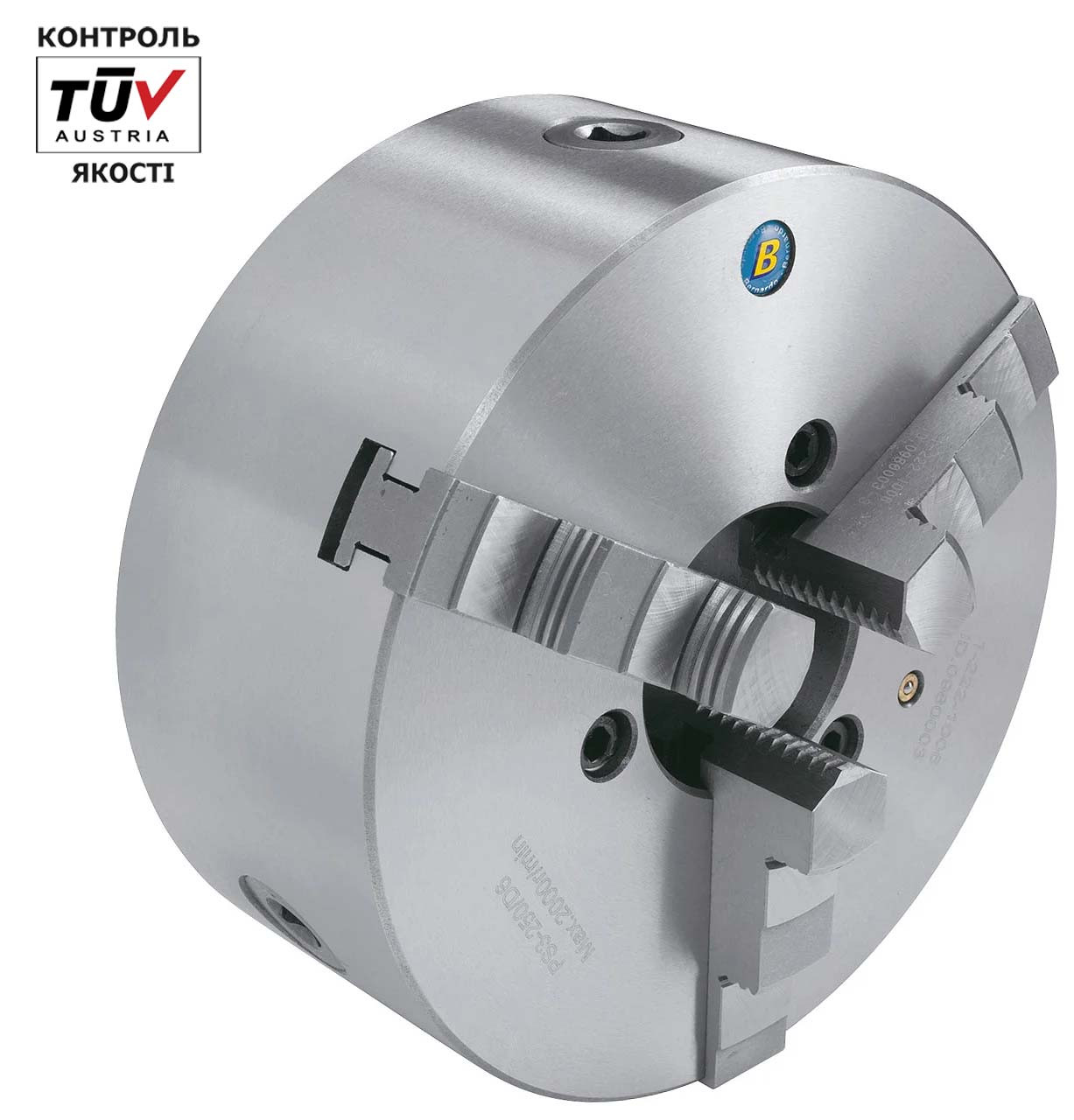 Стандартний 3-кулачковий патрон PS3-400/D11