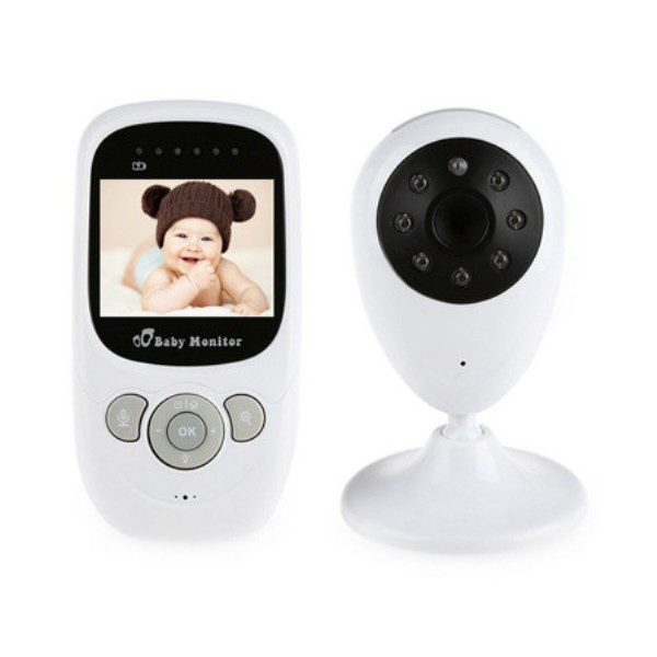 Відеоняня XUANERMEI SP880 Baby Monitor з дистанційним монітором LCD 2.4 Білий Baby Monitor SP880