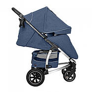 Коляска прогулянкова Carrello VISTA Air (надувні колеса, москітка) CRL-5511 Denim Blue, фото 3