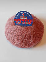 Італійська пряжа для в'язання Кід Мохер Ярна Італия 25 грам, 250 м Мохер 70 % Нейлон 30 фрез