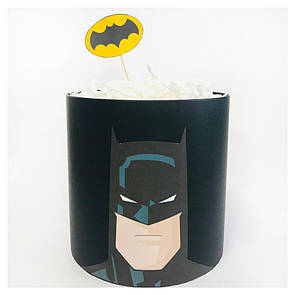 Коробка с декором "Batman" d20 h20 см