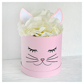 Коробка для квітів "Кішечка" d = 25 h = 25 см