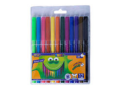 Фломастери, 12 кольорів, SMART Line ZB.2809 ТМ ZIBI