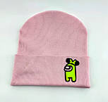 Оптом шапки 48 50 52 і 54 трикотажна подвійна дитяча шапка головні убори дитячі гурт (ОШ3656), фото 2