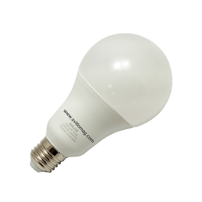 Лампа світлодіодна DELUX LED BL80 20Вт 6500K 220В E27, фото 1
