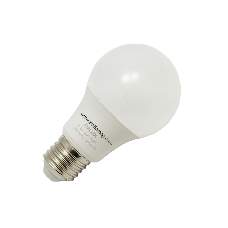 Лампа світлодіодна DELUX LED BL60 10Вт 4100K 220В E27, фото 1