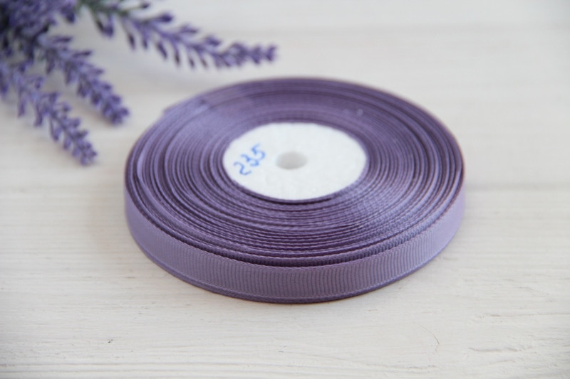 Репс 0,9 см, лавандовий РУЛОН 22,5 метра