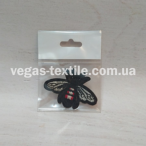 Нашивка на одяг тканинна Жук