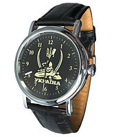 Мужские наручные часы с гербом Украины, национальная символика, тризуб, Слава Нації, козак