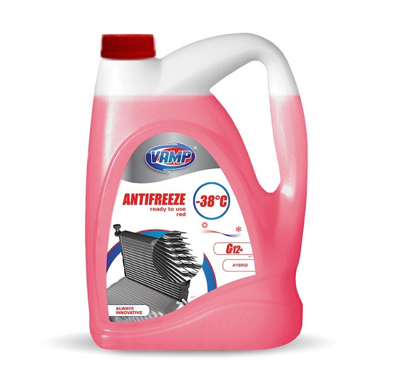 Антифриз Червоний VAMP -38C 5 л, фото 1