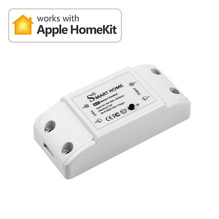 Бездротовий вмикач WIFI Smart Switch 1 канал 10A 2200W, фото 3