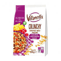 Хрусткі мюслі Vitanella Crunchy Витанелла Кранчі з Сухофруктами 350 г Польща