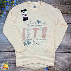 В'язана туніка для підлітка (Персик) Розміри: 10-11,12-13,14-15 років (02475-2)