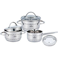 Набір каструль BOHMANN нержавіюча сталь 6 пр 7011-06BH