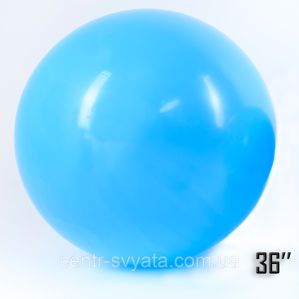 Латексна кулька Show 36"(90 см) Пастель блакитний