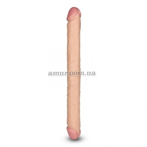 Двосторонній фалоімітатор King Size Realistic Ultra Slim Double 45 см