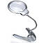 Лупа на підставці з підсвіткою MG4B-8 з гнучким тримачем на підставці, фото 6
