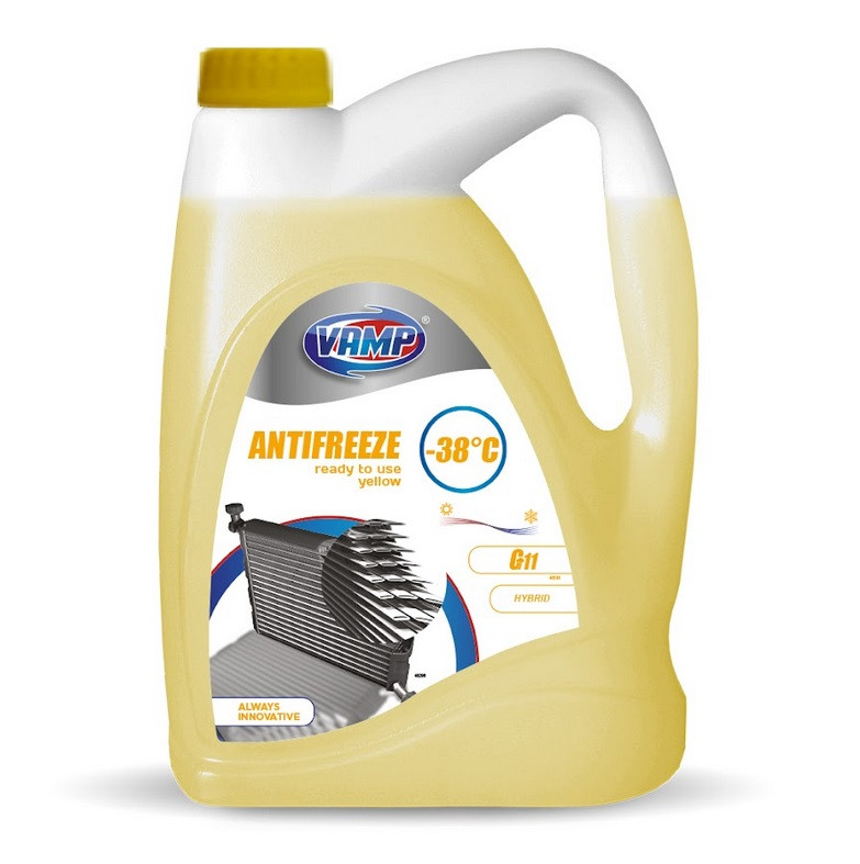 Антифриз Жовтий VAMP -38C 10 л, фото 1
