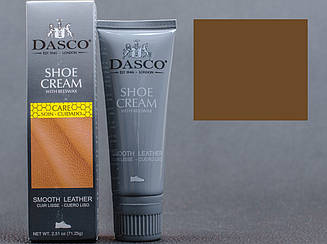 Крем-фарба для взуття Dasco Leather Cream  (75 ml) Середньо-коричневий