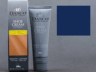 Крем-фарба для взуття Dasco Leather Cream  (75 ml) Темно-синій