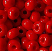 Бісер че Preciosa Для біжутерії 4036 / 93170 розмір 4 Натуральний червоний 5 грам
