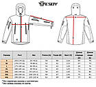 🔥 Куртка Soft Shell "ESDY 105" - Олива (непромокаємий куртка, тактична, нгу, зсу, військова), фото 4