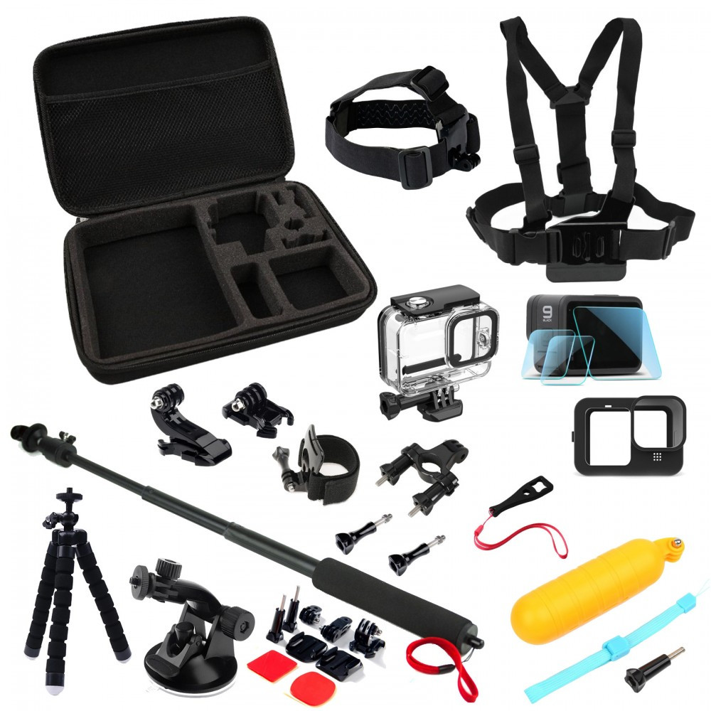 Набір кріплень і аксесуарів для GoPro 12/ 11/ 10 / 9