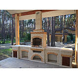 Вуличний камін-барбекю Манчестер у комплекті, фото 2