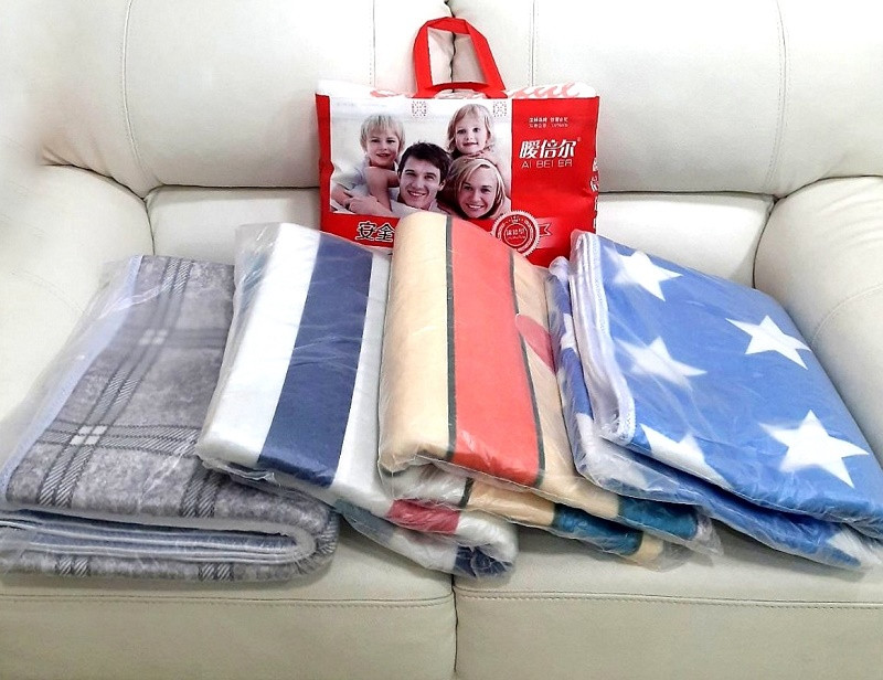 Электропростынь Electric blanket 150*180 см, 140 Вт (різні кольори)