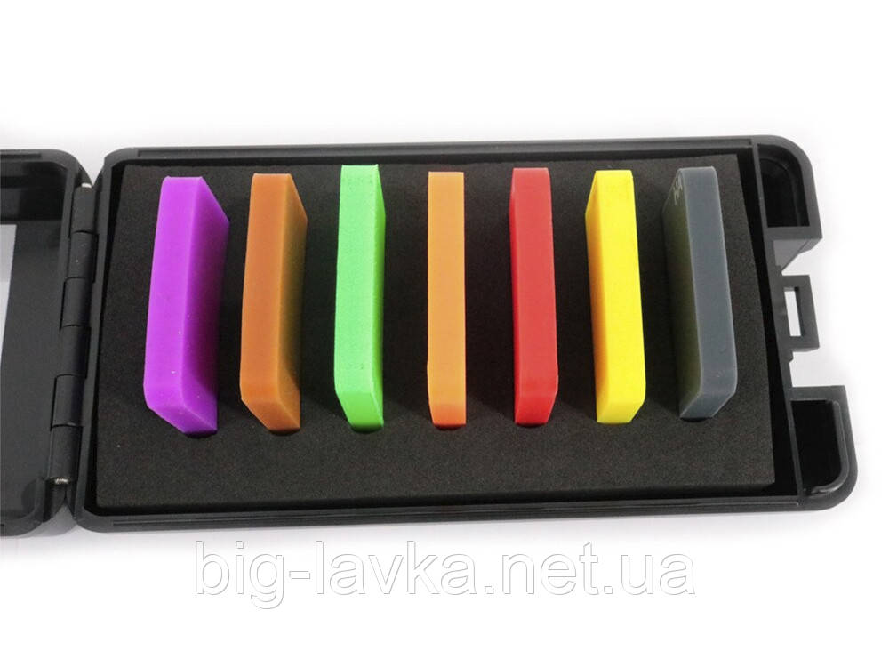 Комплект заходів твердості Шора тип A (7 шт. HA), фото 1