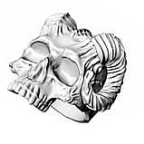 Кільце срібне Череп Диявола, фото 4