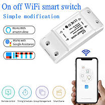 Бездротовий смарт вимикач WiFi Smart Switch 10A, фото 3
