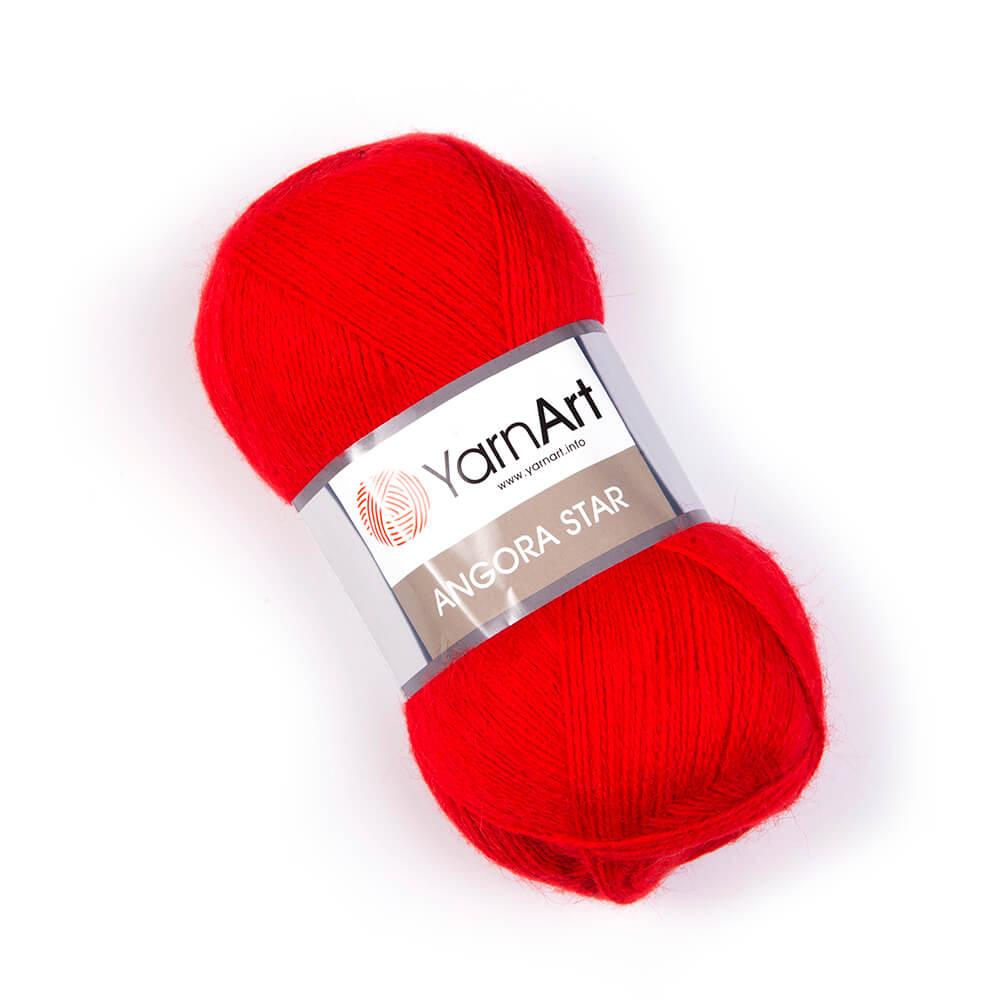 YarnArt ANGORA STAR (Ангора Стар) № 156 Алый (Пряжа, Нитки для Вязания