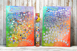 Дитячий скретч постер My First Poster у тубусі