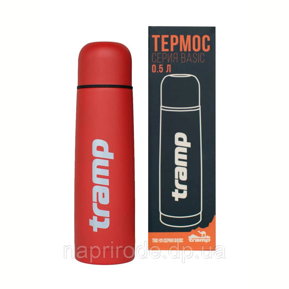 Термос Tramp Basic TRC-111-red червоний 0,5л, фото 1