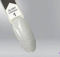 Гель-лак Glory Oxxi 1, серебро с шиммерами, магнитный, 10мл